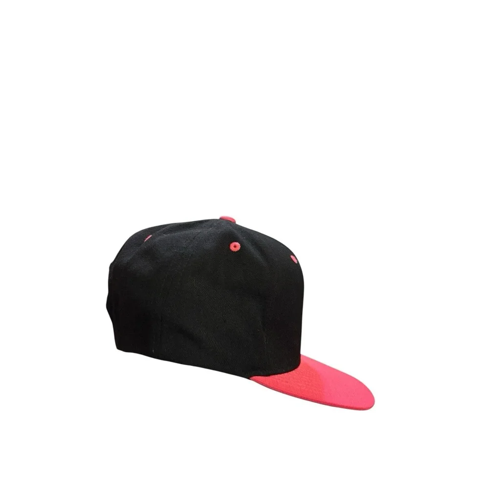 LSX‎ Racing SnapBack Hat Black Pink Metal Laser Cut Logo Lightweight Casual